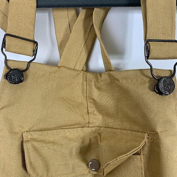 VTG Men's 50s 60s Superior Buttons Made In Japan Nylon Bib Wader Overalls Sz M - Picture 12 of 12
